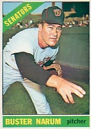 1966 Topps Baseball Cards      274     Buster Narum